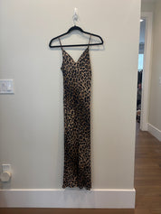 Leopard Dress w Black Sweater