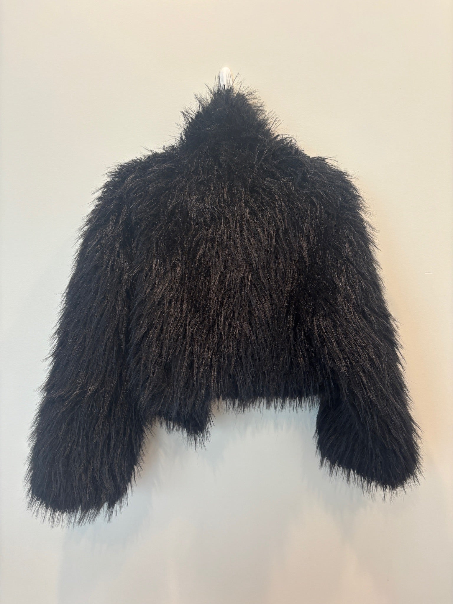 Black Faux Fur Jacket