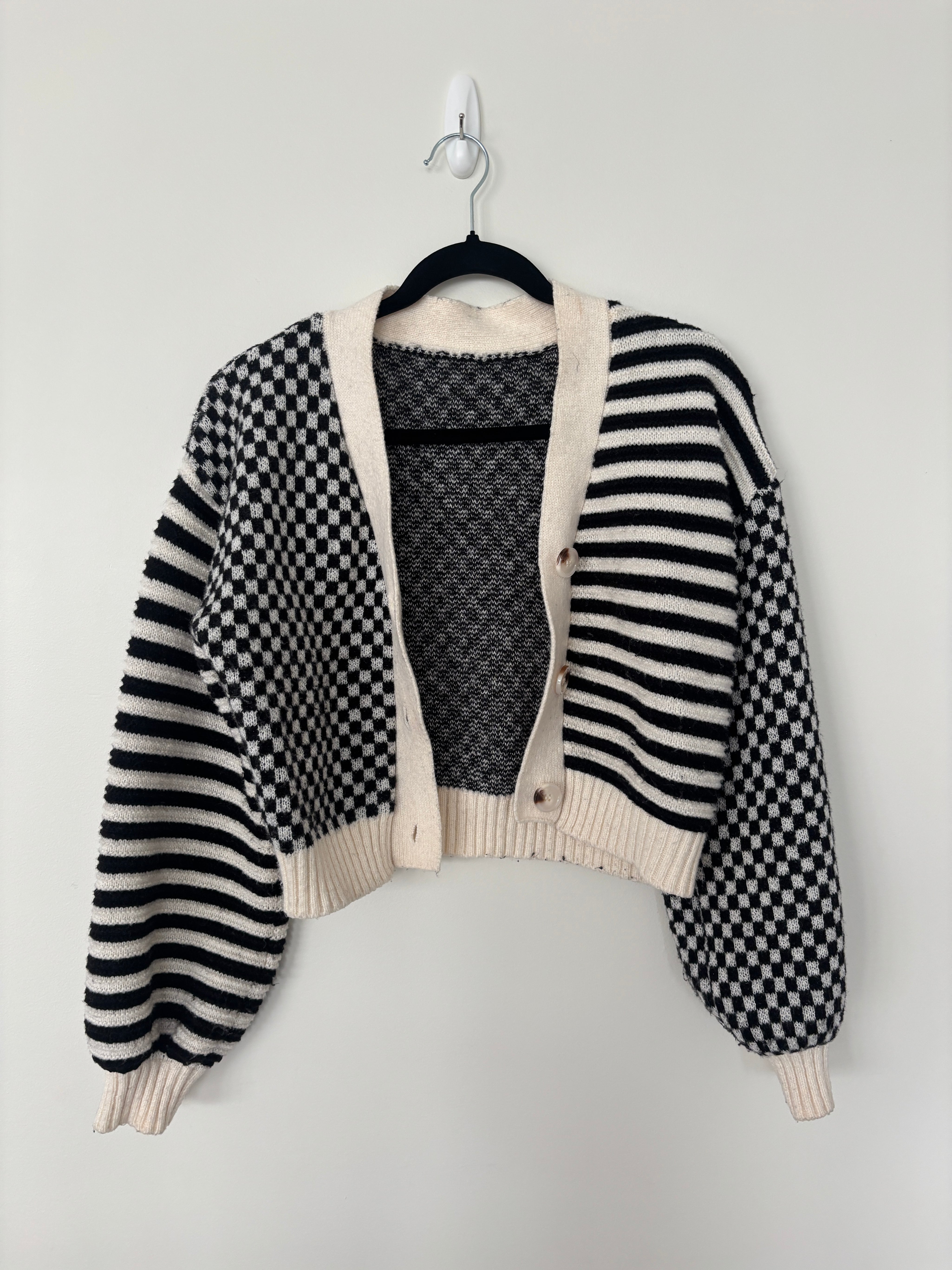 Black and White Cardigan