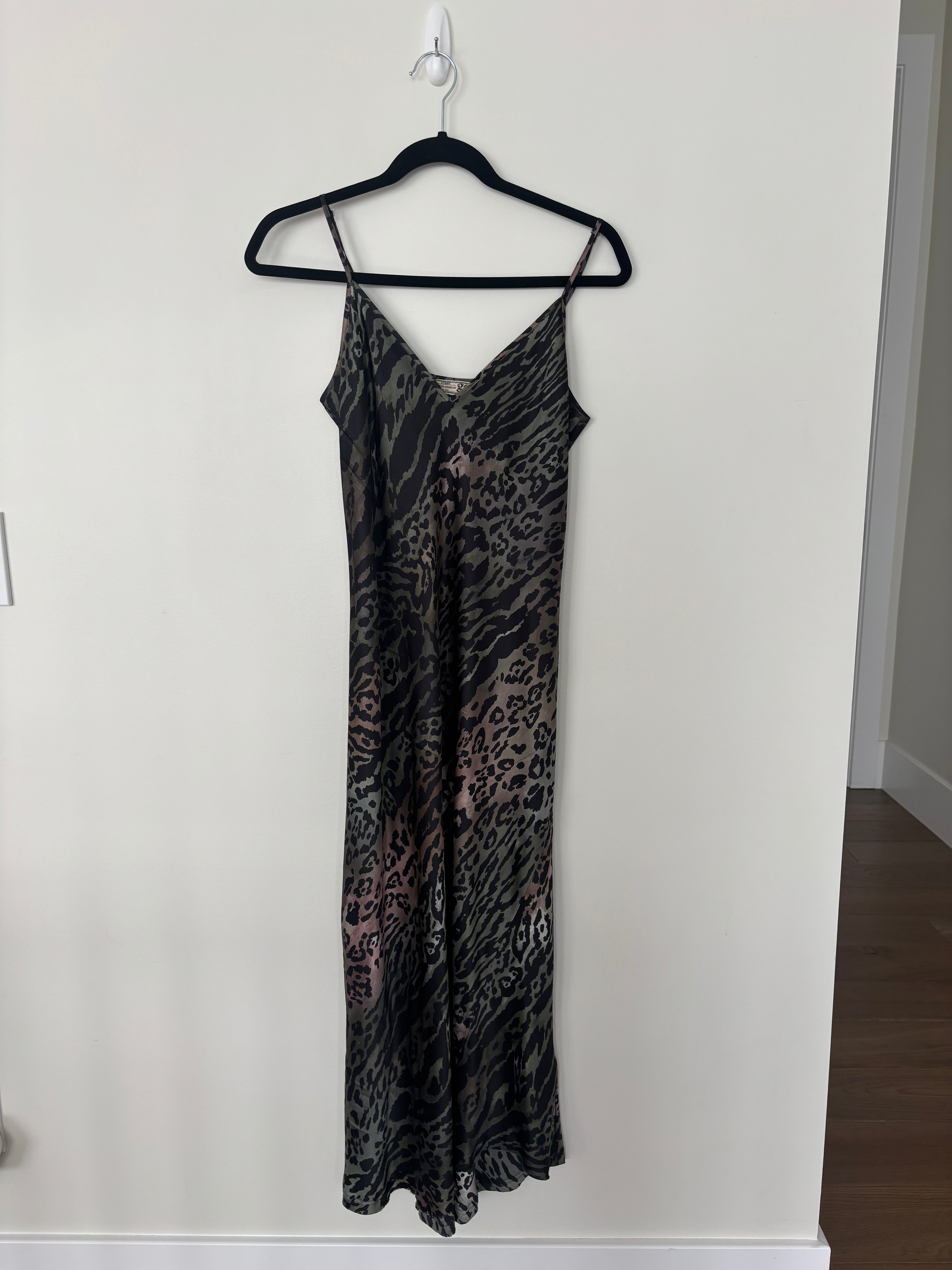 Animal Print Slip Dress