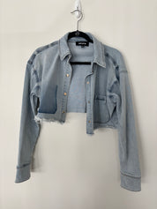 Denim Jacket and Pants Set