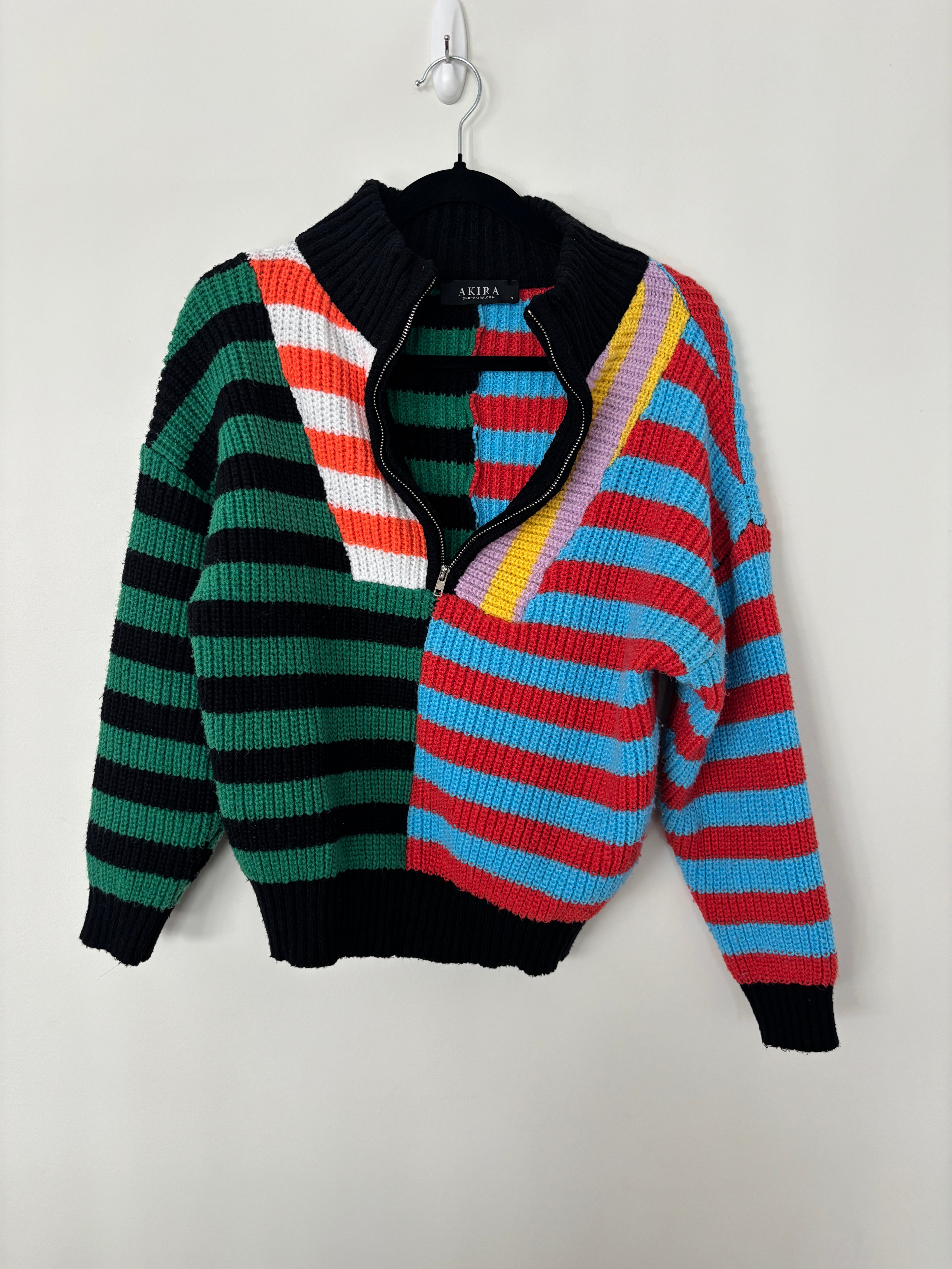 Colorful Striped Sweater