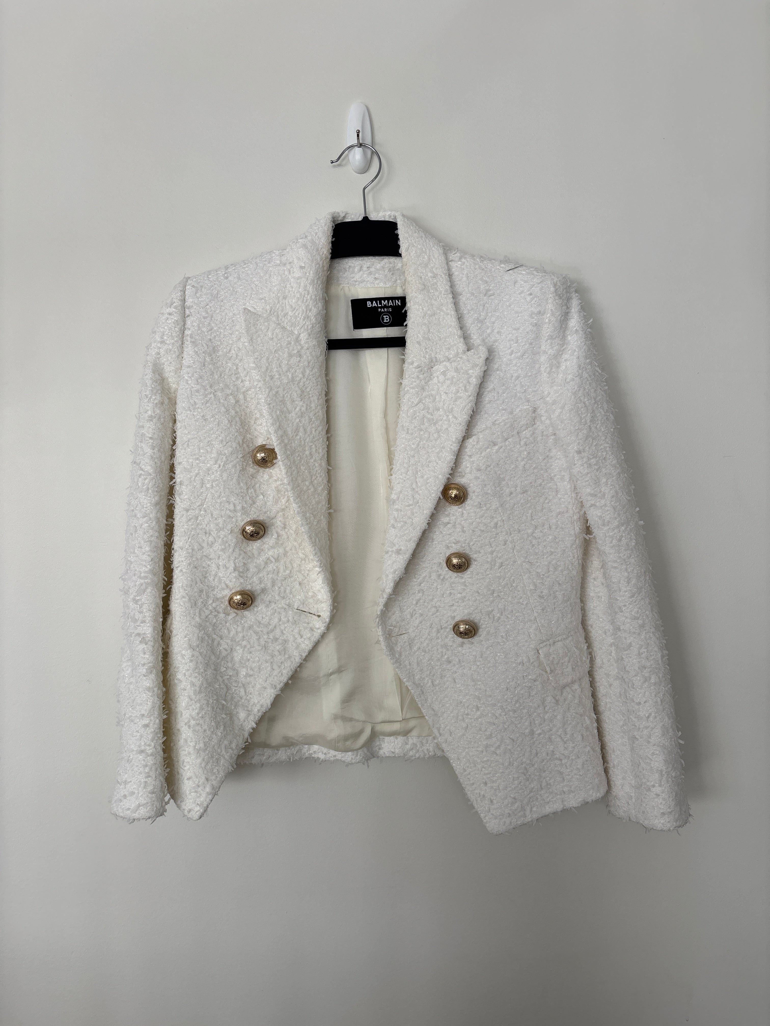 White Balmain Blazer