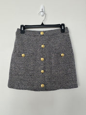 Black and White Bra and Skirt Set