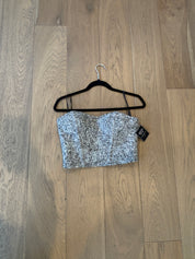 Strapless Top and Skirt Set