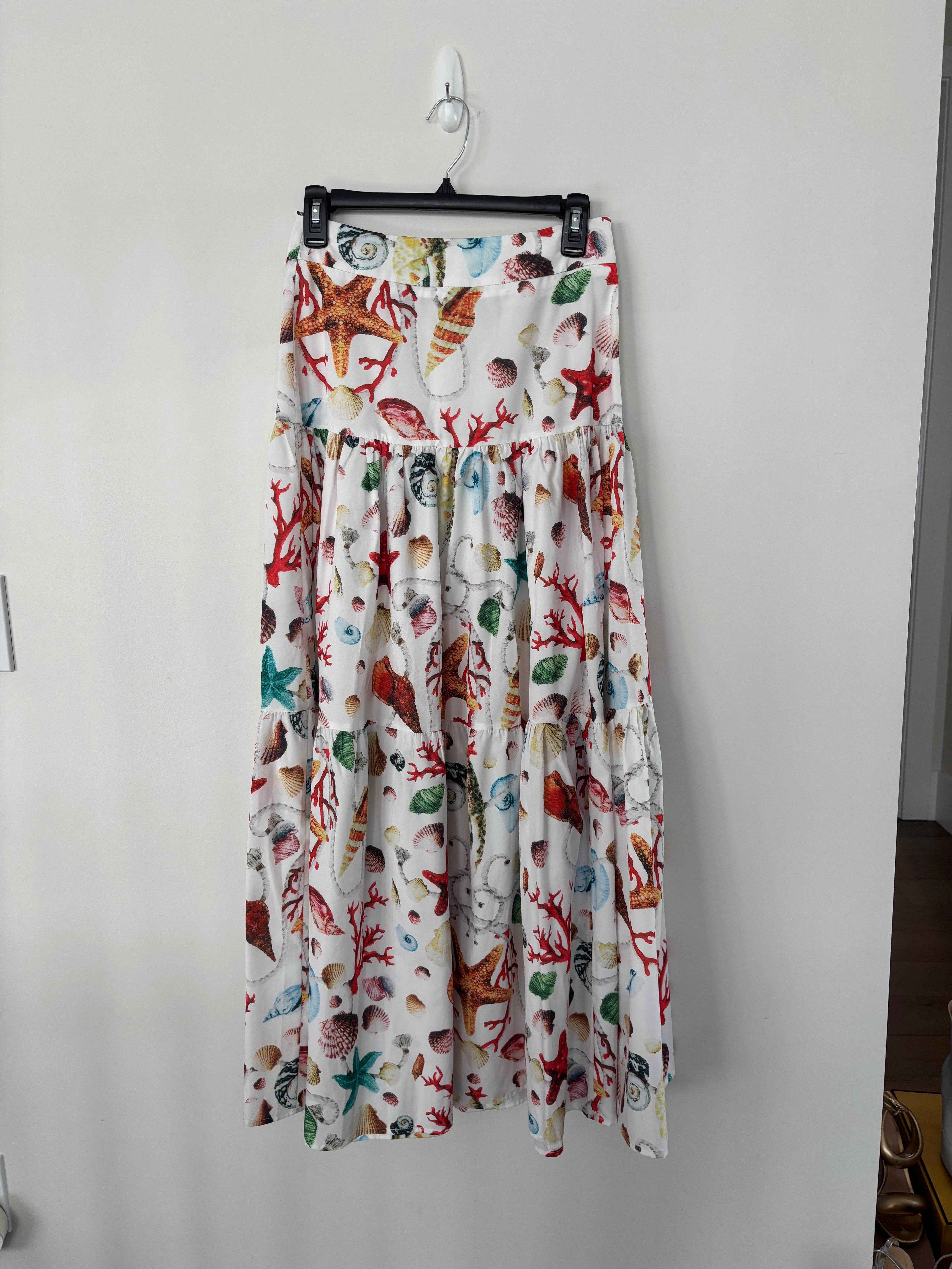 Coastal Cropped Tank and Skirt Set