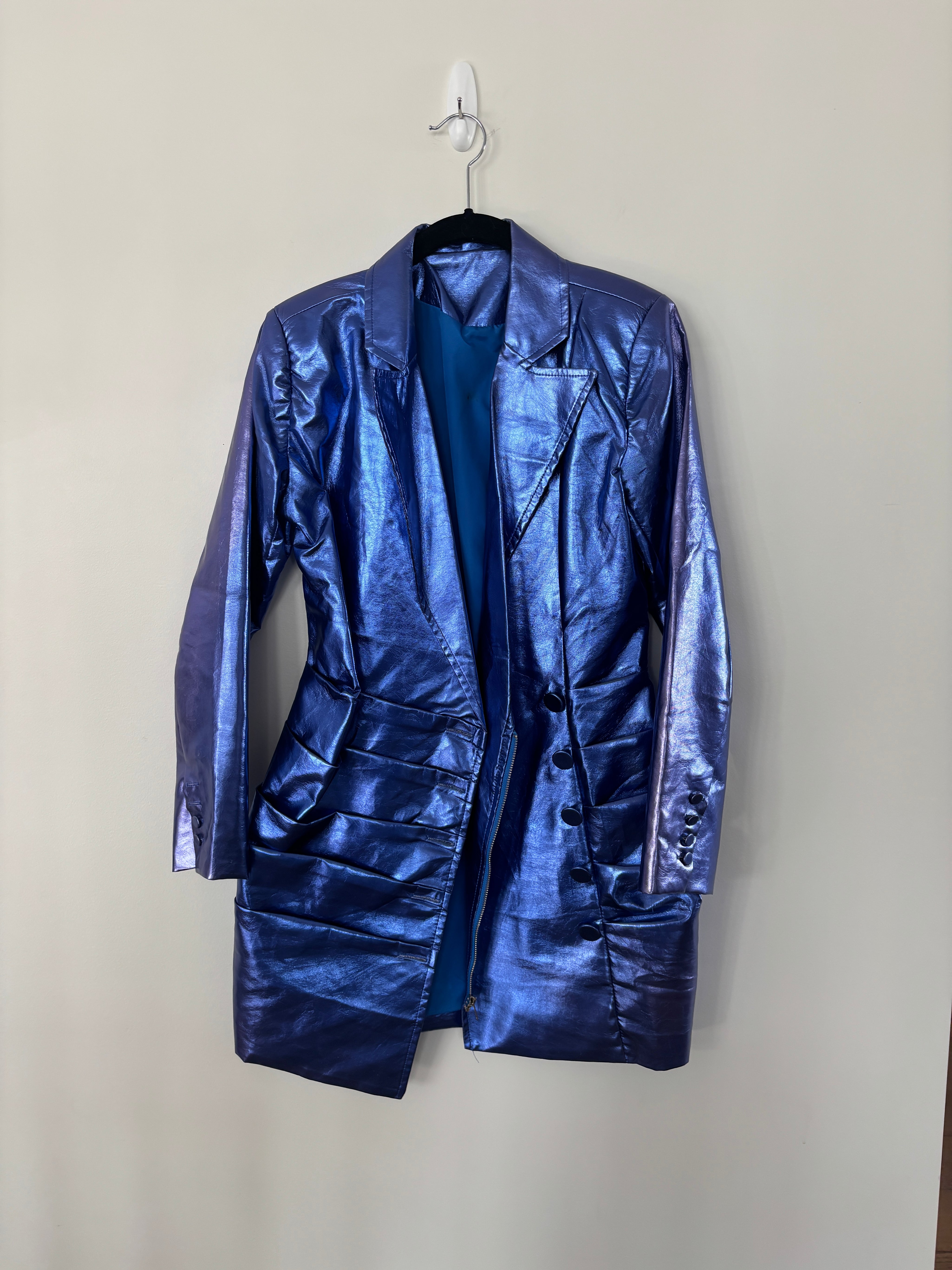 Blue Metallic Blazer