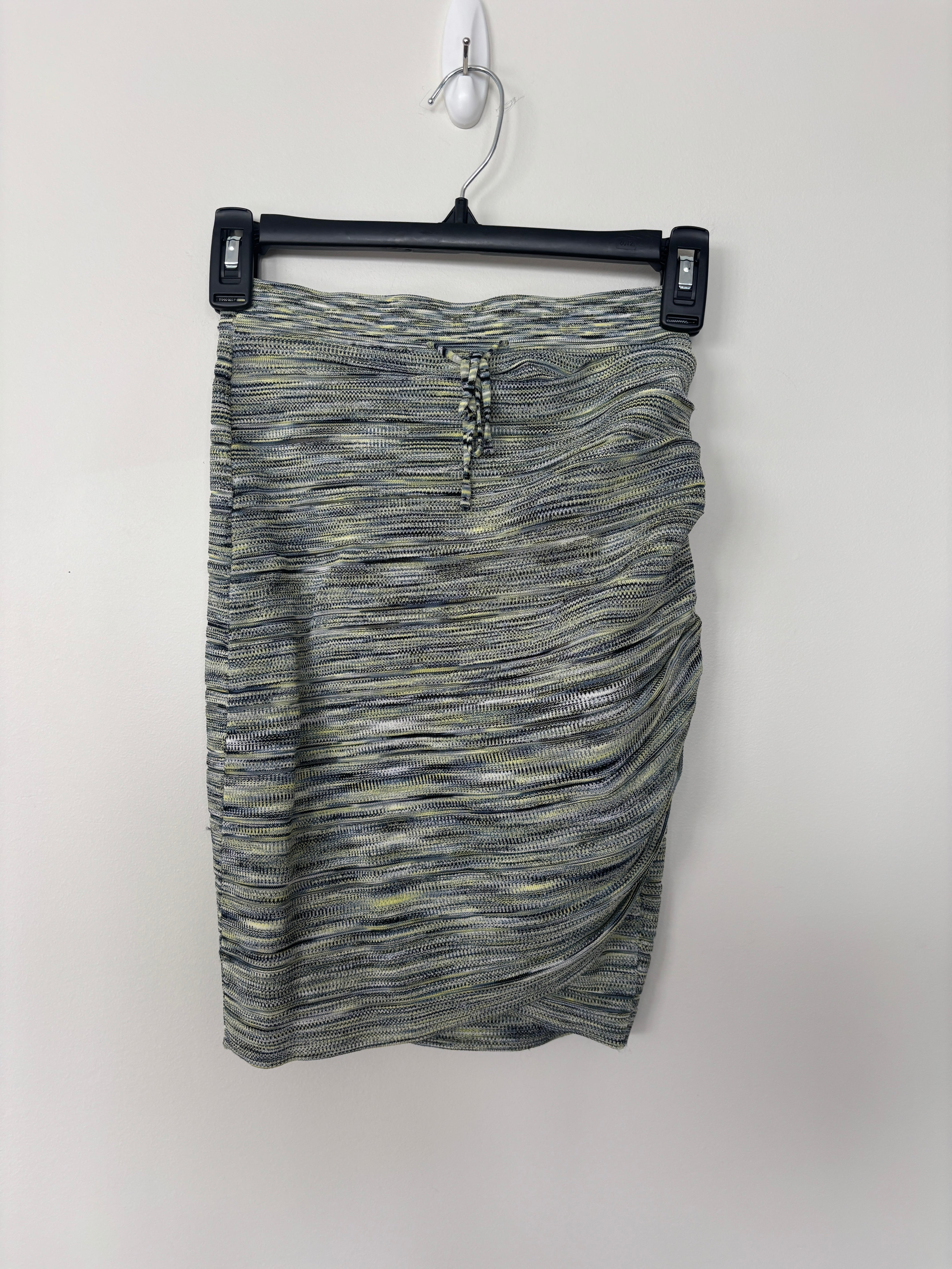 Light Green Knit Top and Skirt Set