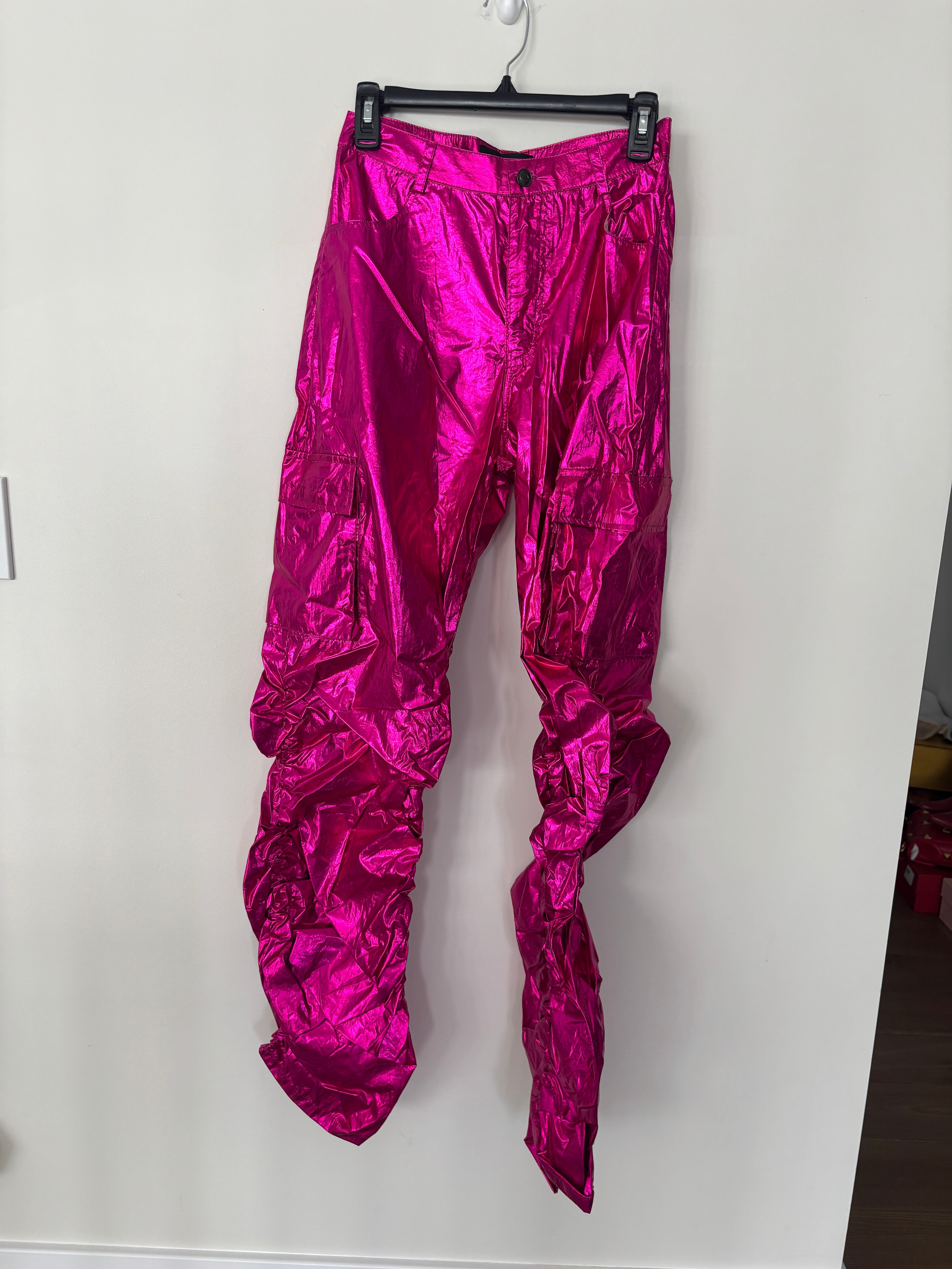 Metallic Pink Pants